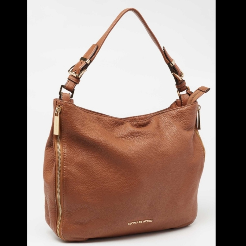 MICHAEL Michael Kors Brown Leather Essex Hobo